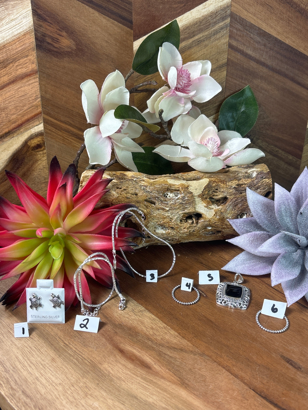 RESERVED FOR: missprissieboo 7/25/24- 6 Sterling Silver Items