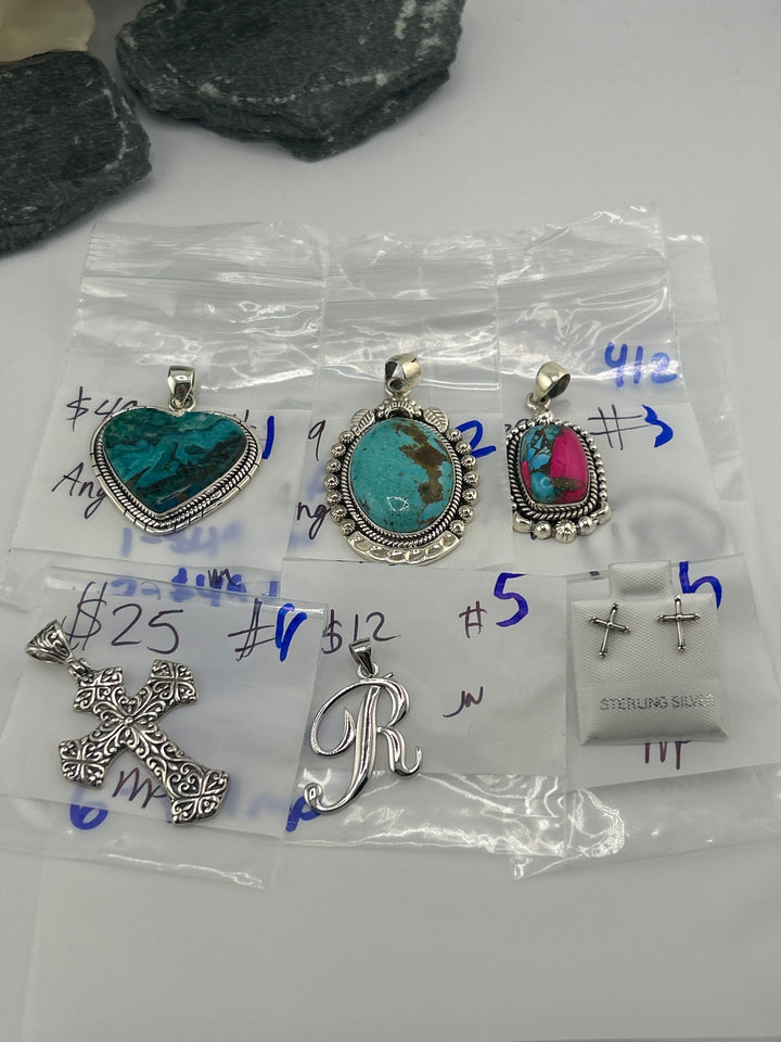 RESERVED FOR: Angela- 4/2/2025 Tiktok Live Show - 6 Sterling Silver Items