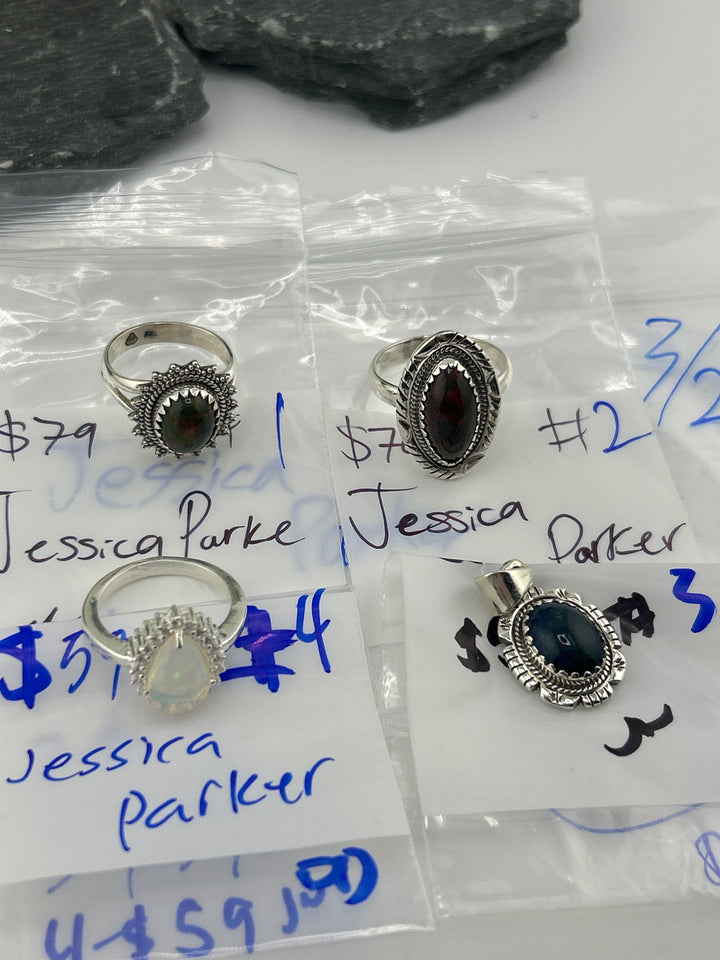 RESERVED FOR: Jessica Parker - 3/28/2025 tiktok Live Show - 4 Sterling Silver Items