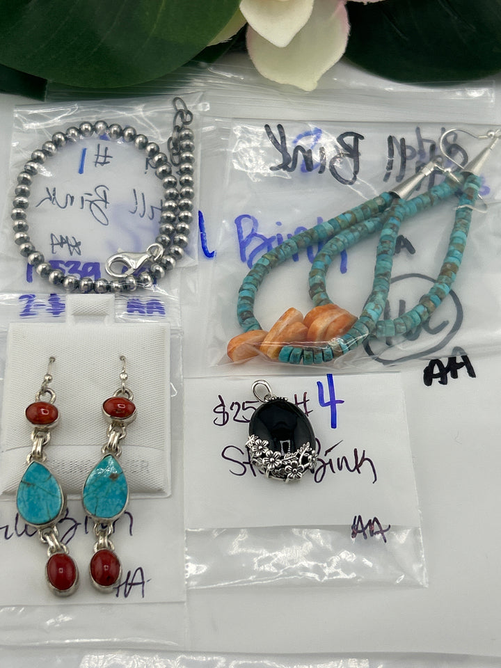 RESERVED FOR: Still Bink - 4/28/2025 tiktok Live Show - 4 Sterling Silver Items