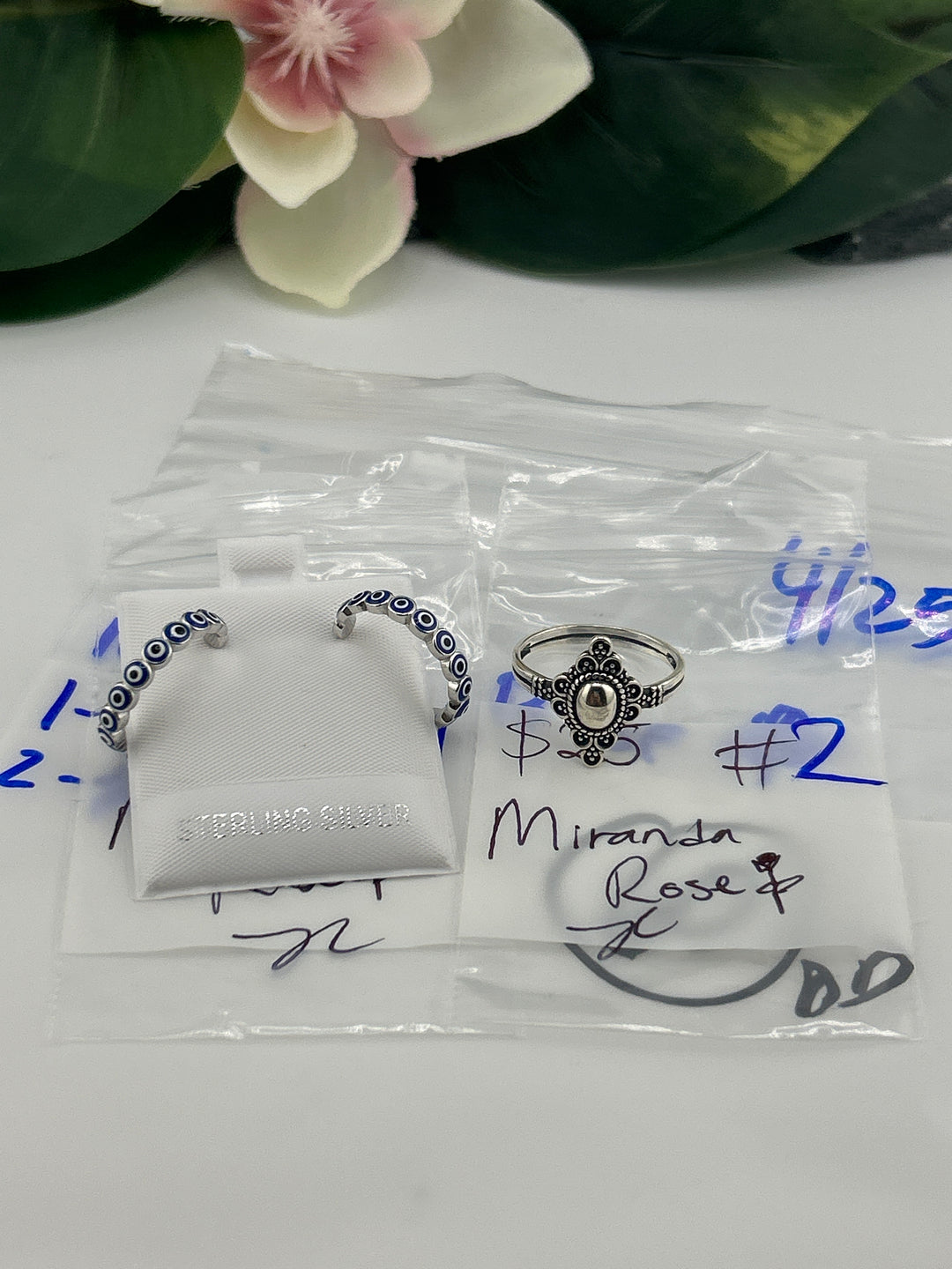 RESERVED FOR: Miranda Rose 🌹- 4/25/2025 tiktok Live Show - 2 Sterling Silver Items