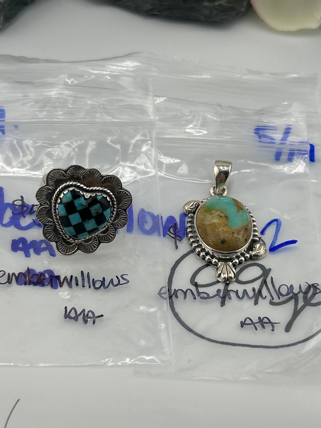 RESERVED FOR: emberwillows - 5/19/2025 tiktok A.M Live Show - 2 Sterling Silver Items