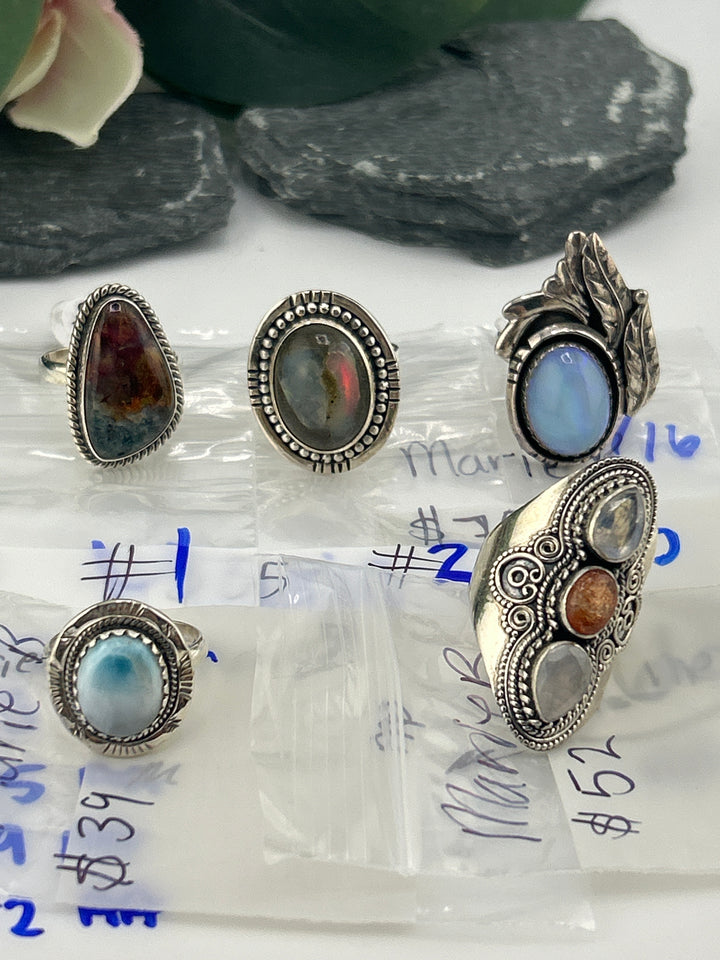 RESERVED FOR: Marie B- 4/16/2025 tiktok Live Show - 1 Sterling Silver Items
