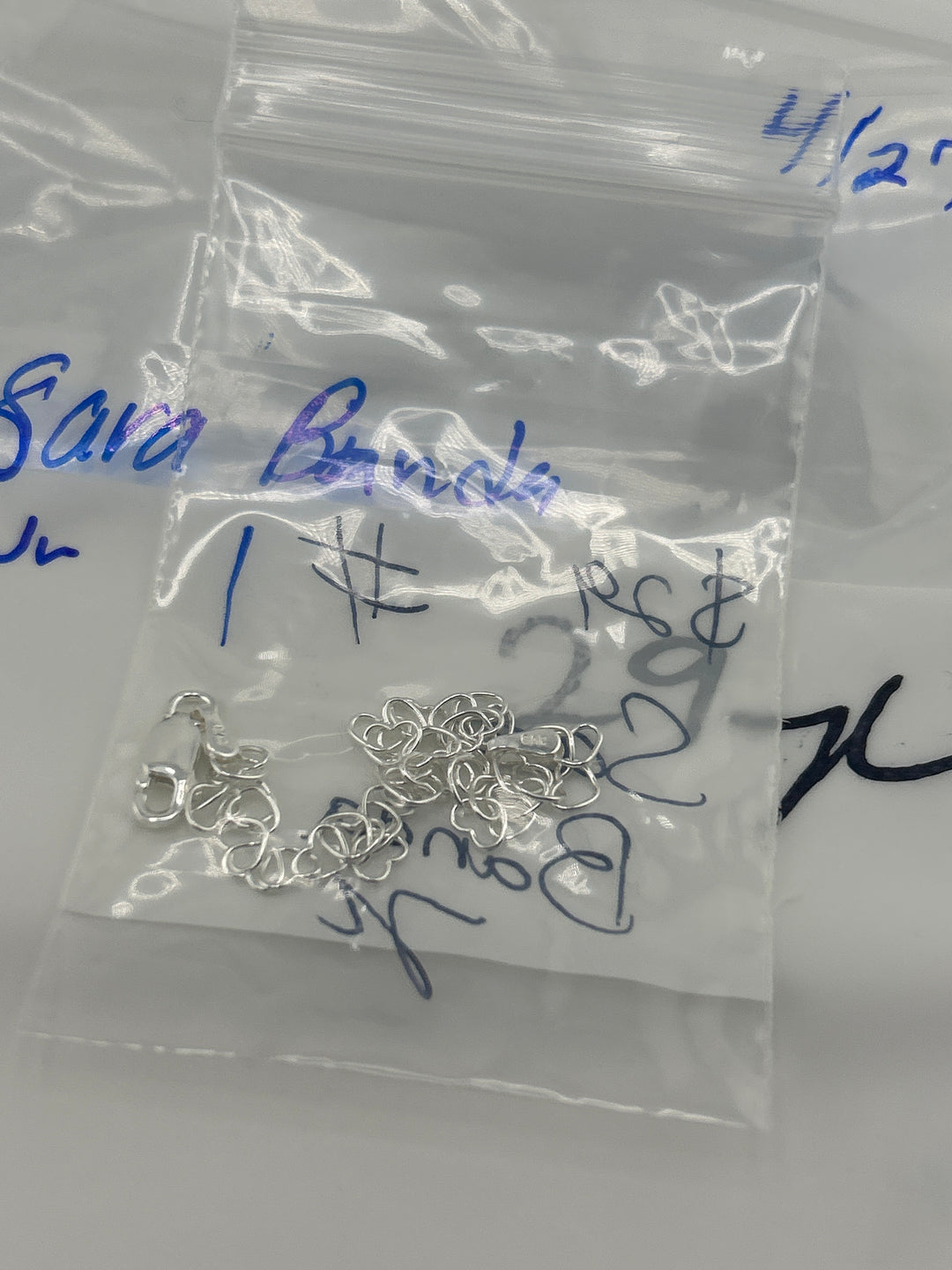 RESERVED FOR:  Sara Banda- 4/27/2025 tiktok Live Show - 1 Sterling Silver Items
