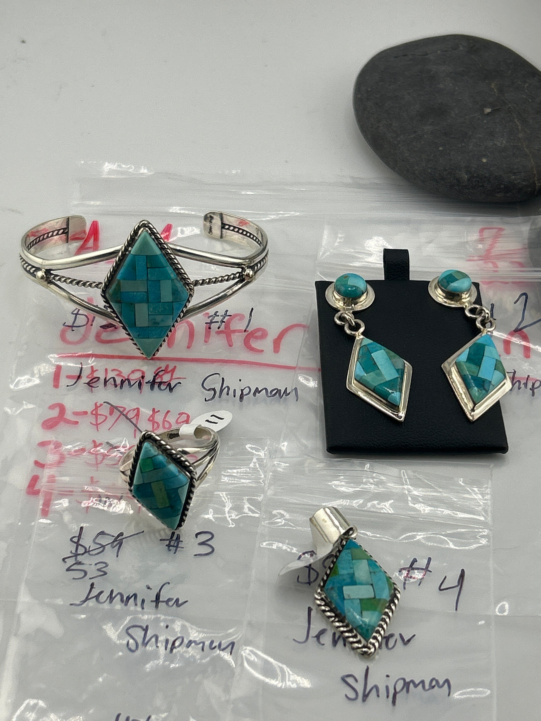 AM SHOW 48HR - RESERVED FOR: Jennifer Shipman -7/22/2025 FL tiktok Live Show - 4 Sterling Silver Items
