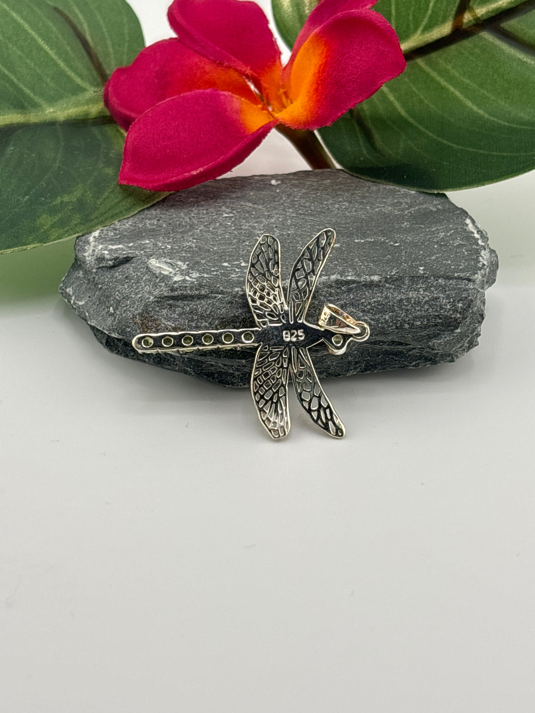 Peridot Dragonfly Pendant