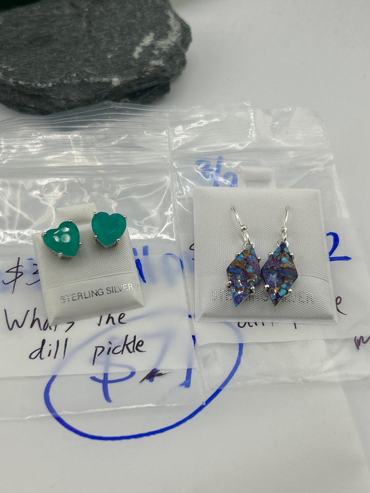 RESERVED FOR: Whats the dill pickle- 3/29/2025 The Collective Boutique App Live Show - 2 Sterling Silver Items