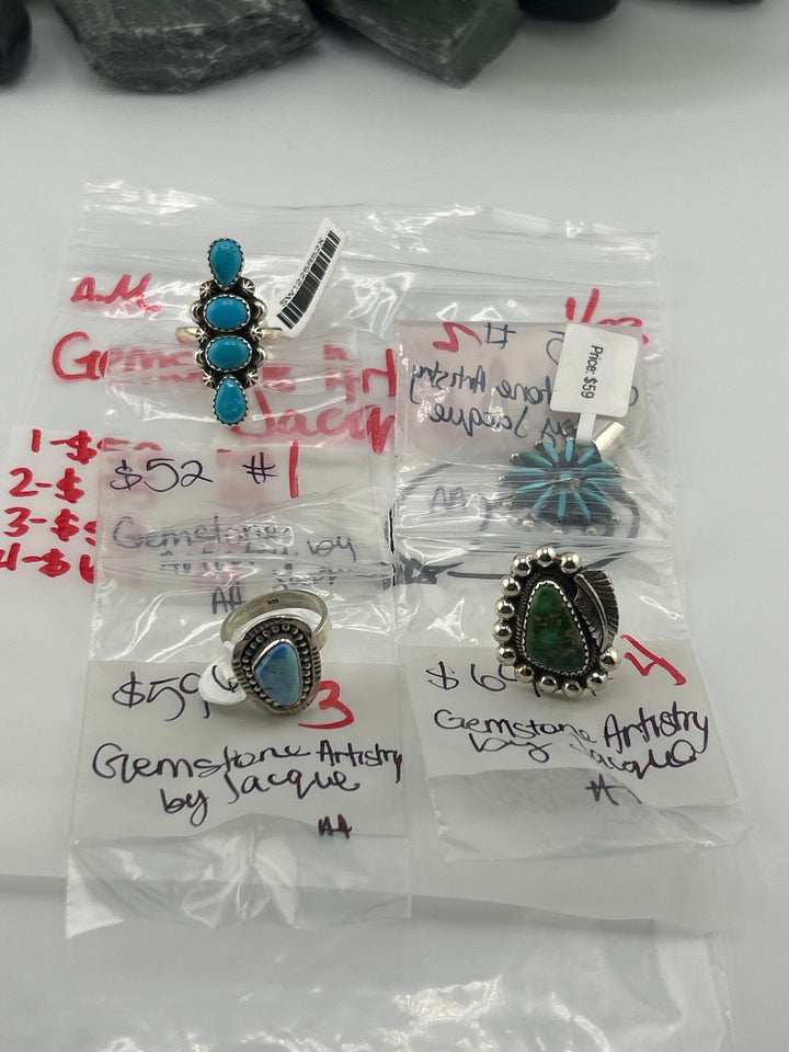 Gemstone Artistry by Jacque- 4 925 Sterling Silver Items