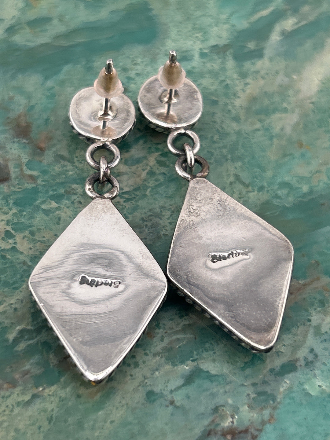 Regie 925 Sterling Silver Mosaic Multi-stone Earrings