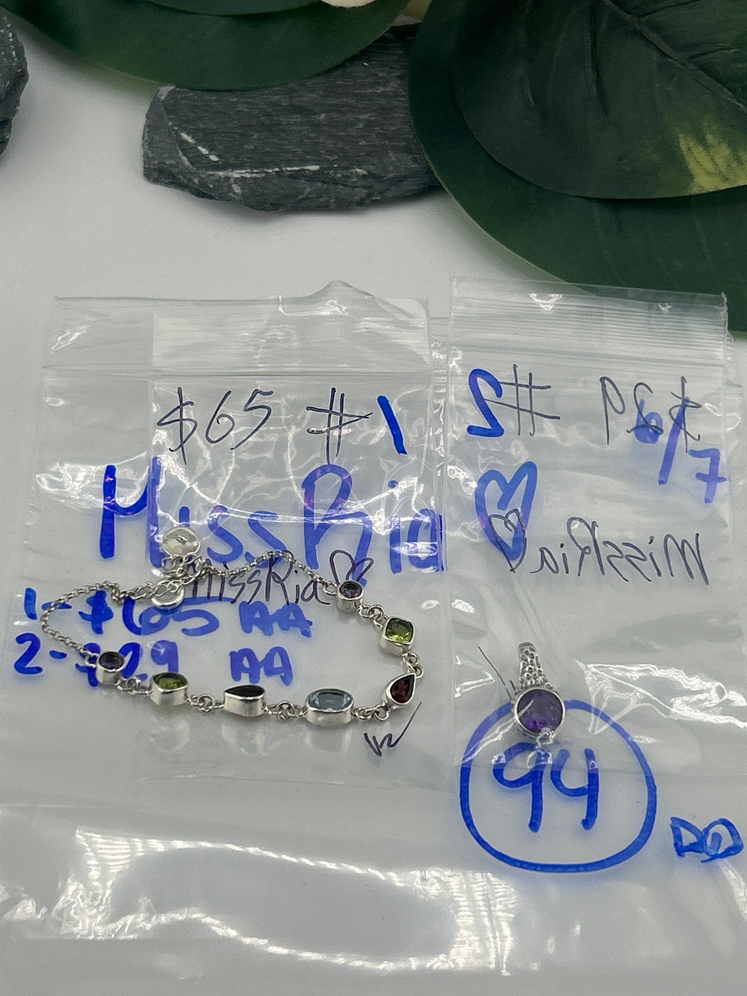 RESERVED FOR: MissRia🤍 - 6/7/2025 FL tiktok Live Show - 2 Sterling Silver Items