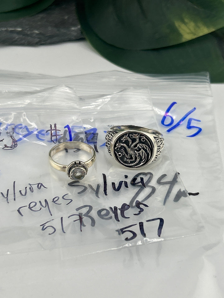 RESERVED FOR: sylviareyes517 - 6/5/2025 tiktok (48 hr) Reservation Live Show - 2 Sterling Silver Items