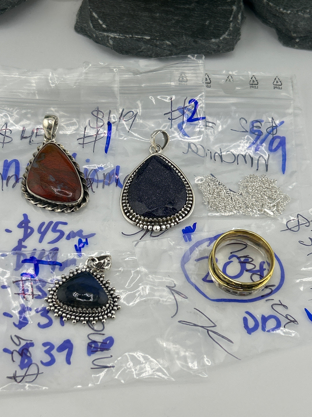 RESERVED FOR: nmchica - 5/9/2025 tiktok Live Show - 5 Sterling Silver Items