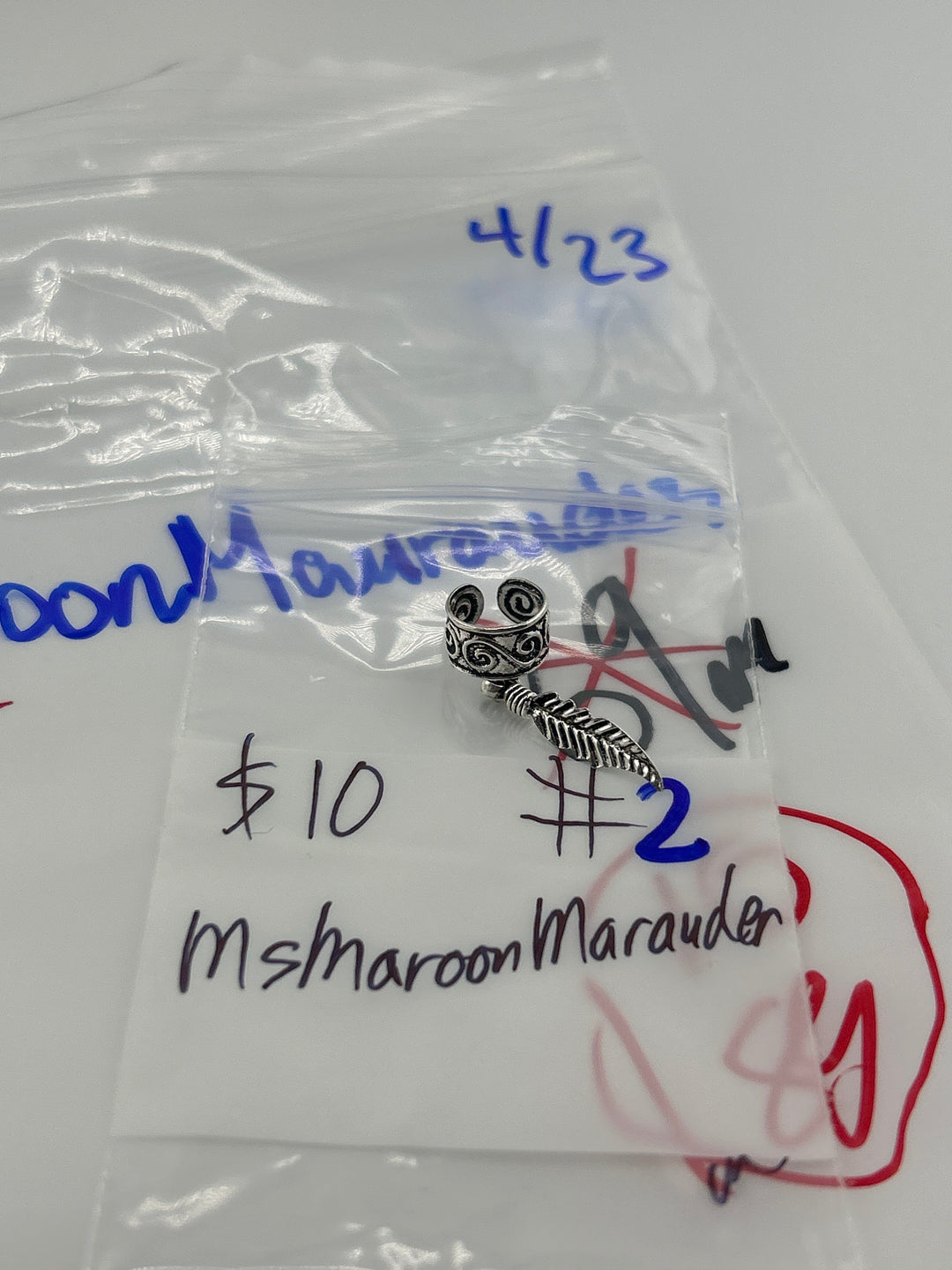 RESERVED FOR: MsMaroonMarauder  - 4/23/2025 tiktok Live Show - 1 Sterling Silver Items