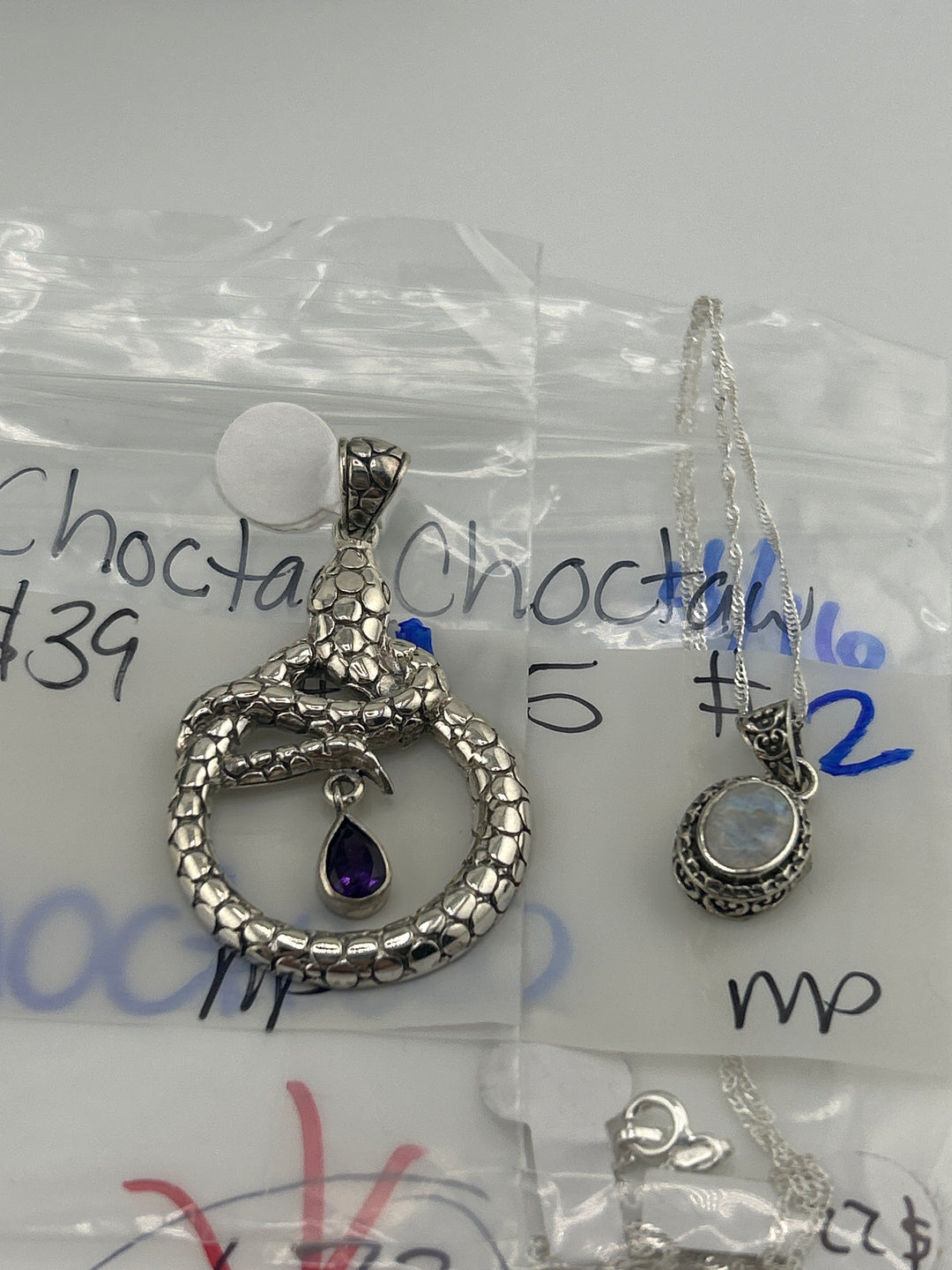RESERVED FOR: Choctaw - 4/16/2025 tiktok Live Show - 2 Sterling Silver Items