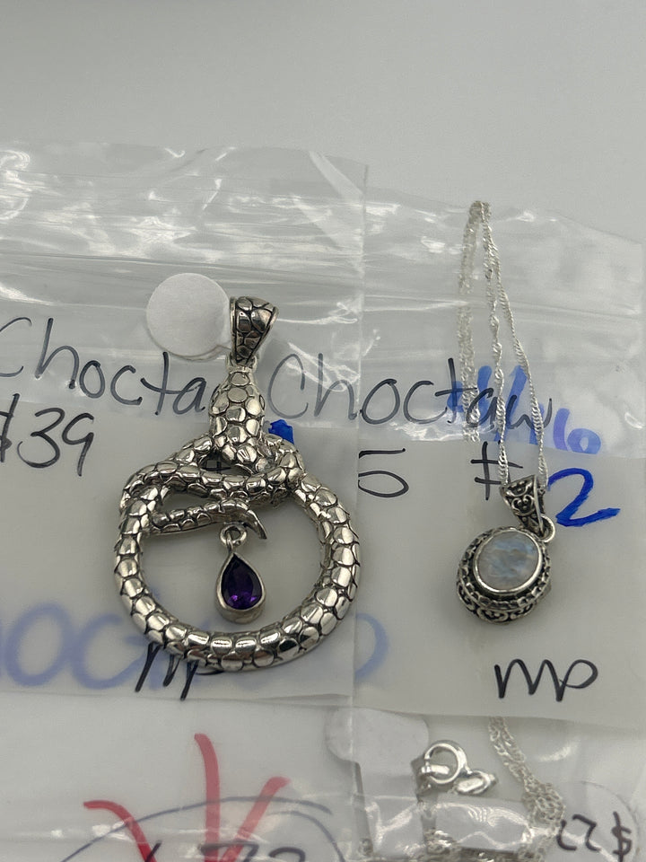 RESERVED FOR: Choctaw - 4/16/2025 tiktok Live Show - 2 Sterling Silver Items