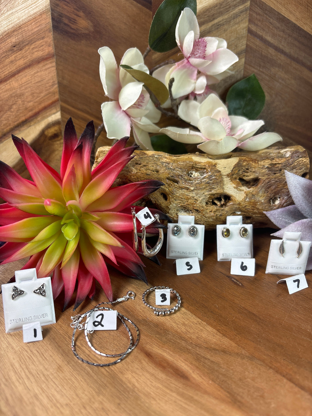 RESERVED FOR: Yellowstary 7/25/24- 7 Sterling Silver Items