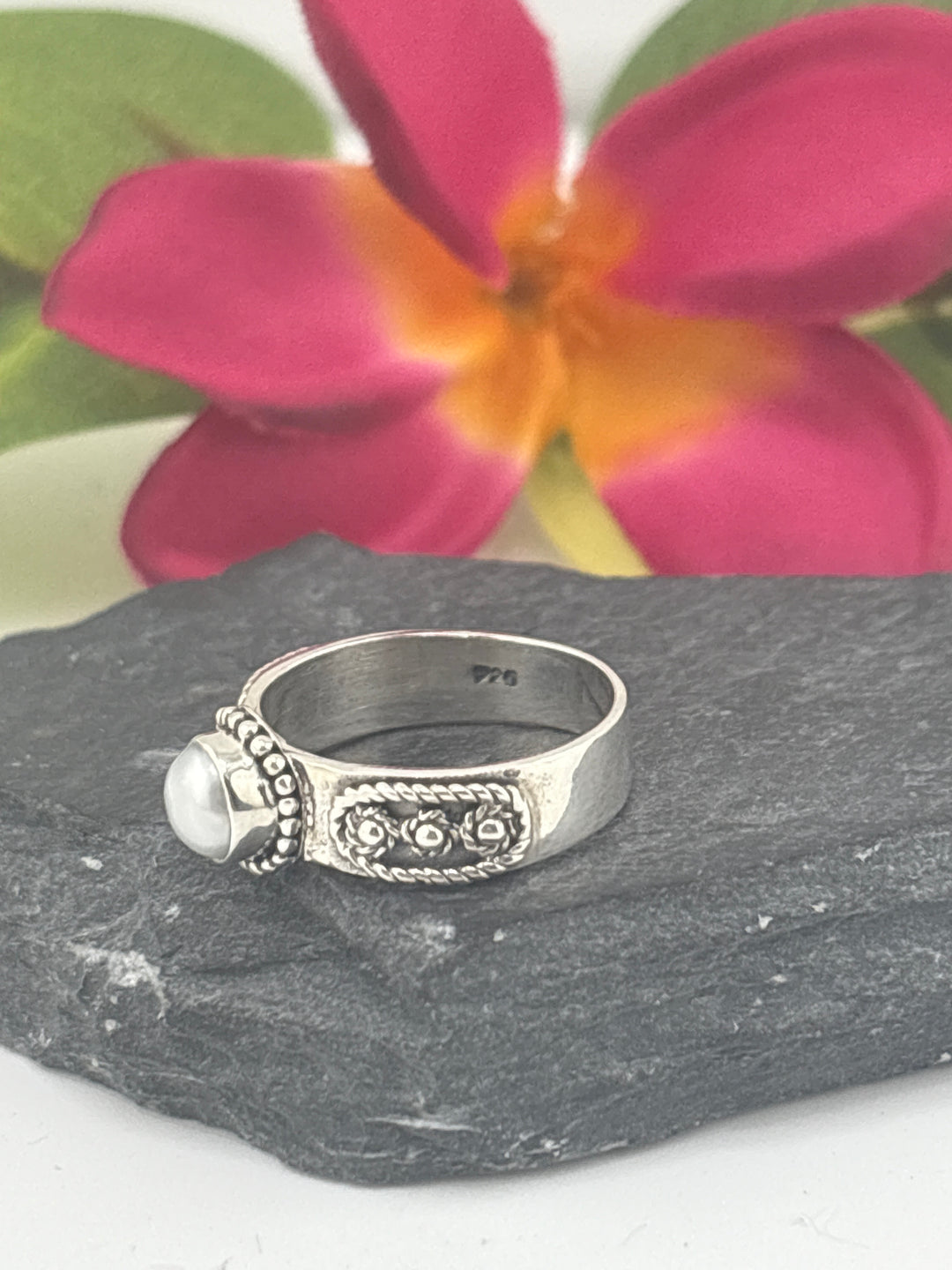 Mabe Pearl Bali Ring