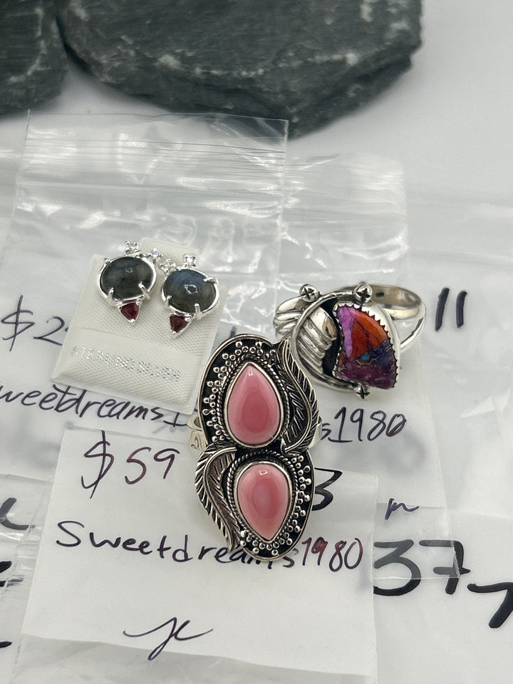 RESERVED FOR: Sweetdreams1980 - 4/11/2025 The Collective Boutique App Live Show - 3 Sterling Silver Items