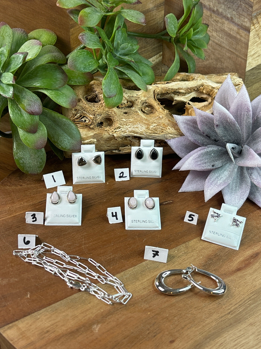 RESERVED FOR: MARY J 8/1/24- 7 Sterling Silver Items