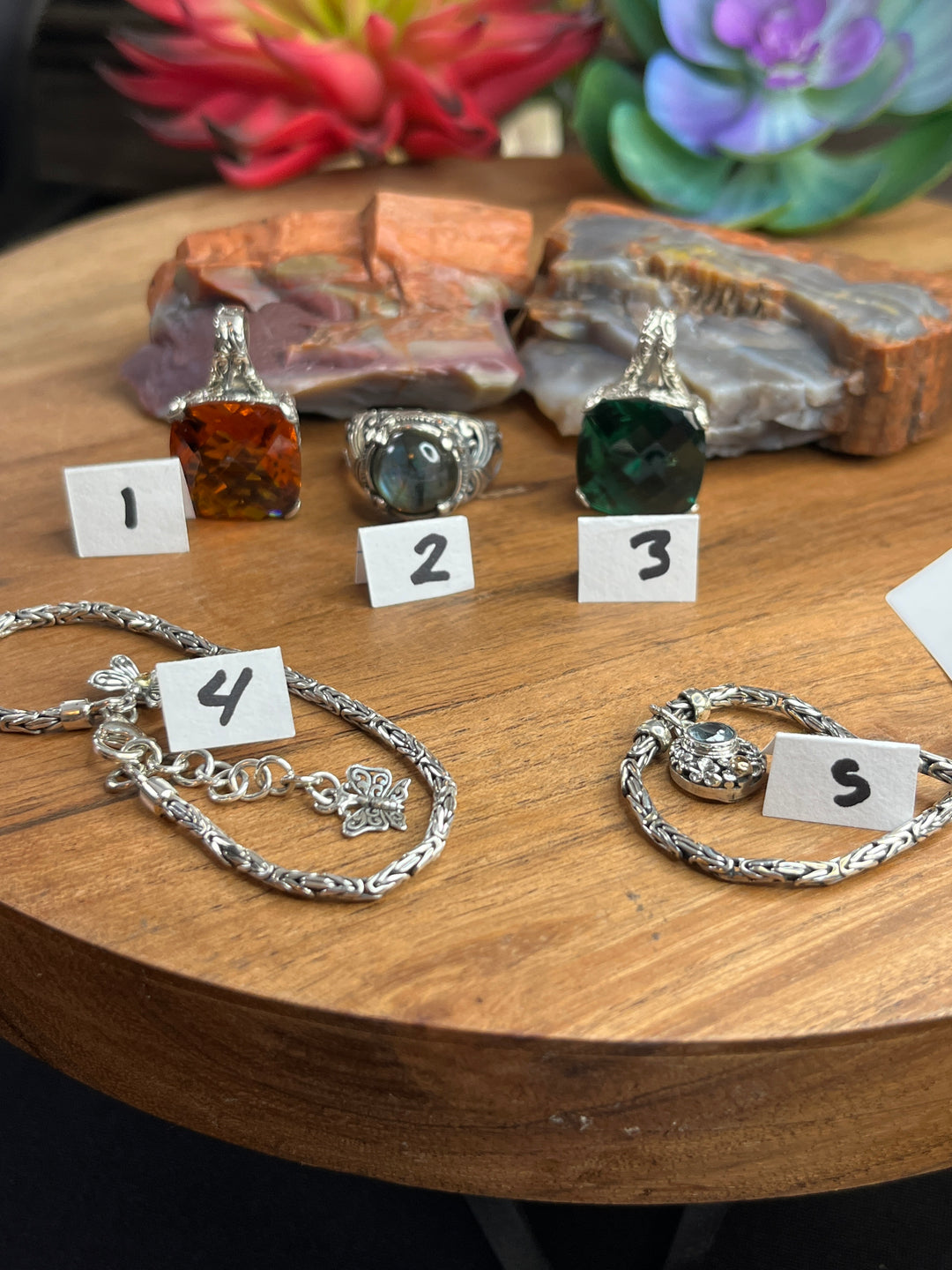 RESERVED FOR: Bj- 7/3/24- 5 Sterling Silver Items