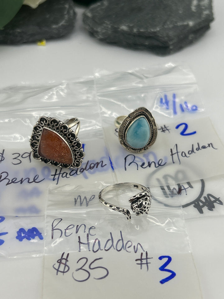 RESERVED FOR: Rene Haddon- 4/16/2025 tiktok Live Show - 3 Sterling Silver Items
