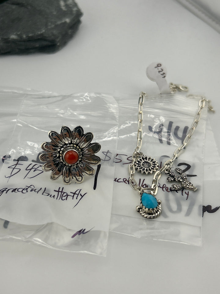 RESERVED FOR: gracefulbutterfly - 4/4/2025 Friday App show Live Show - 2 Sterling Silver Items