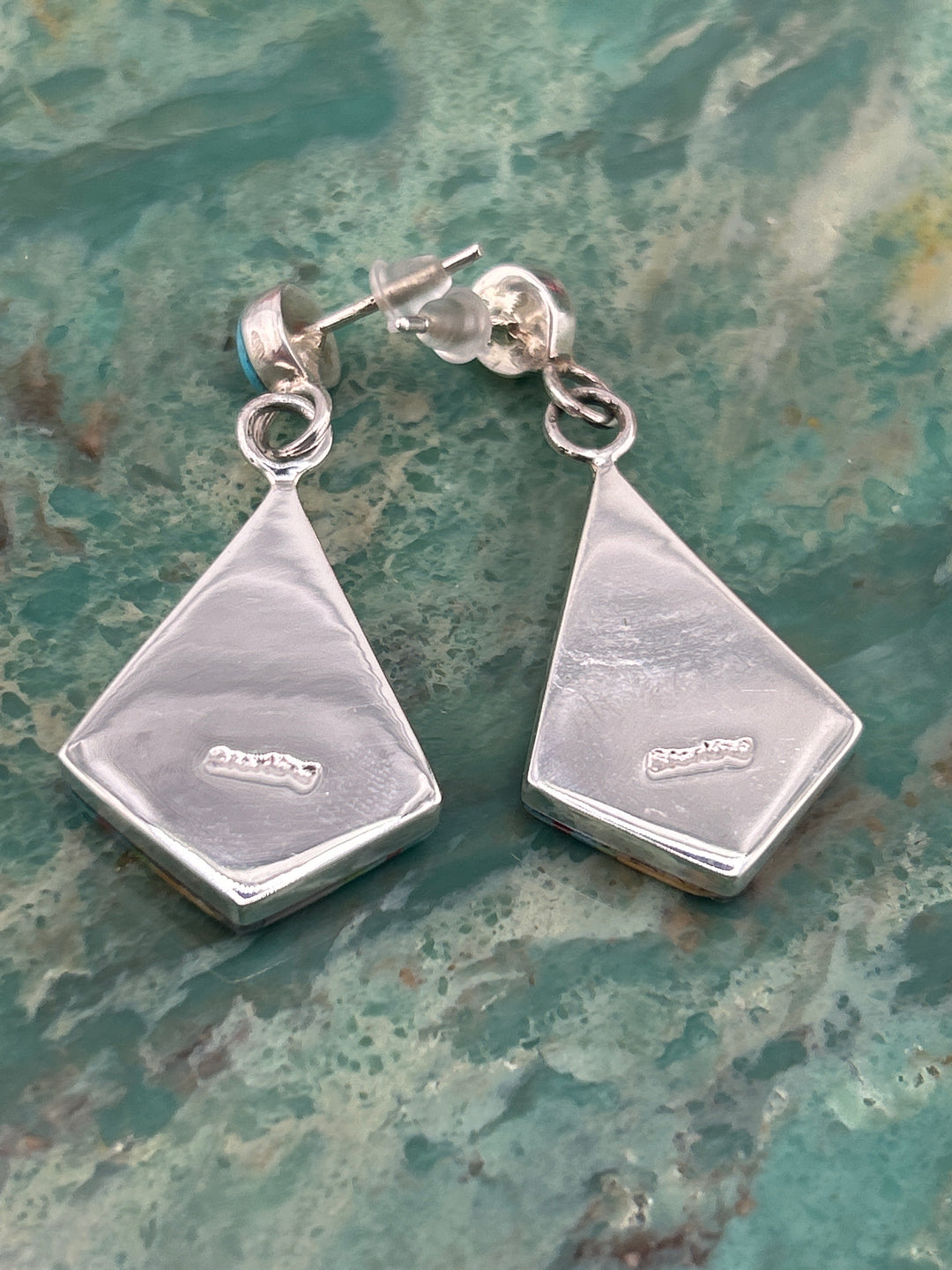 Regie 925 Sterling Silver Mosaic Multi-stone Earrings