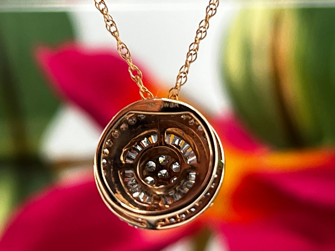 10K Gold and Diamond Necklace