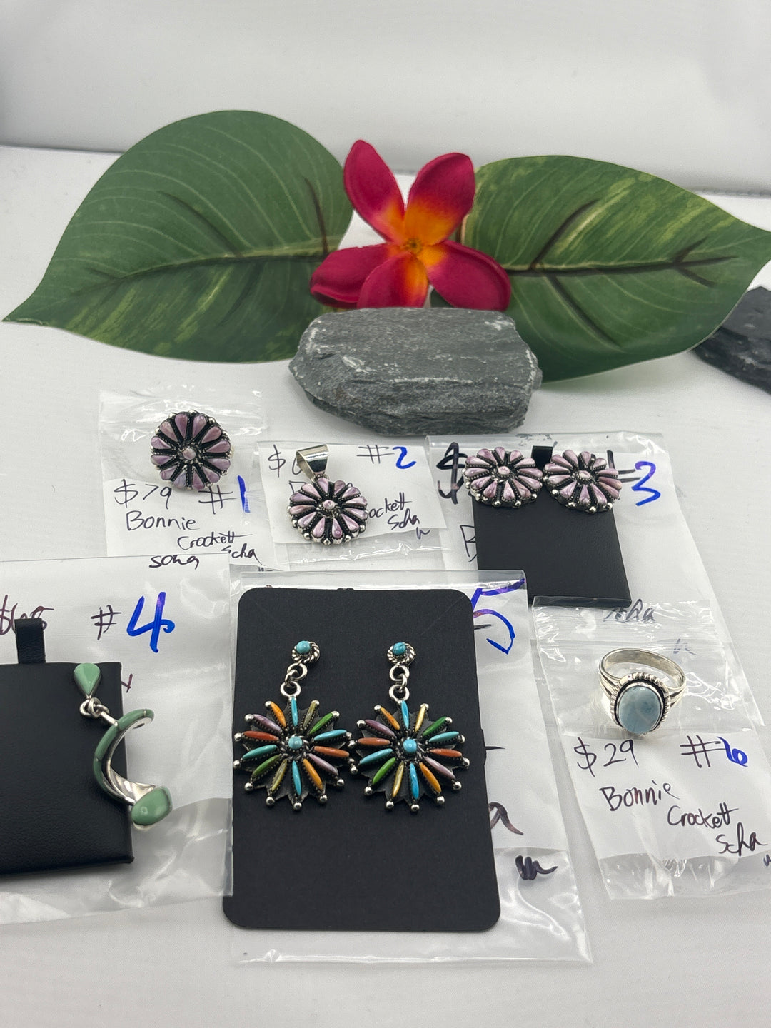 RESERVED FOR: Bonnie Crockett Scha- 4/5/2025 tiktok Live Show - 6 Sterling Silver Items