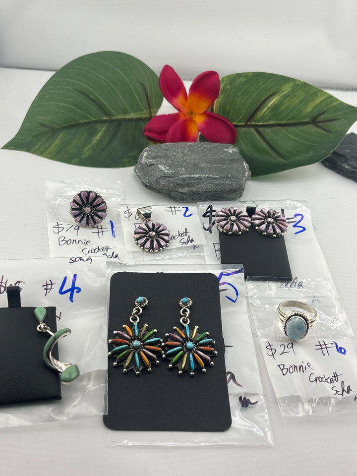 RESERVED FOR: Bonnie Crockett Scha- 4/5/2025 tiktok Live Show - 6 Sterling Silver Items