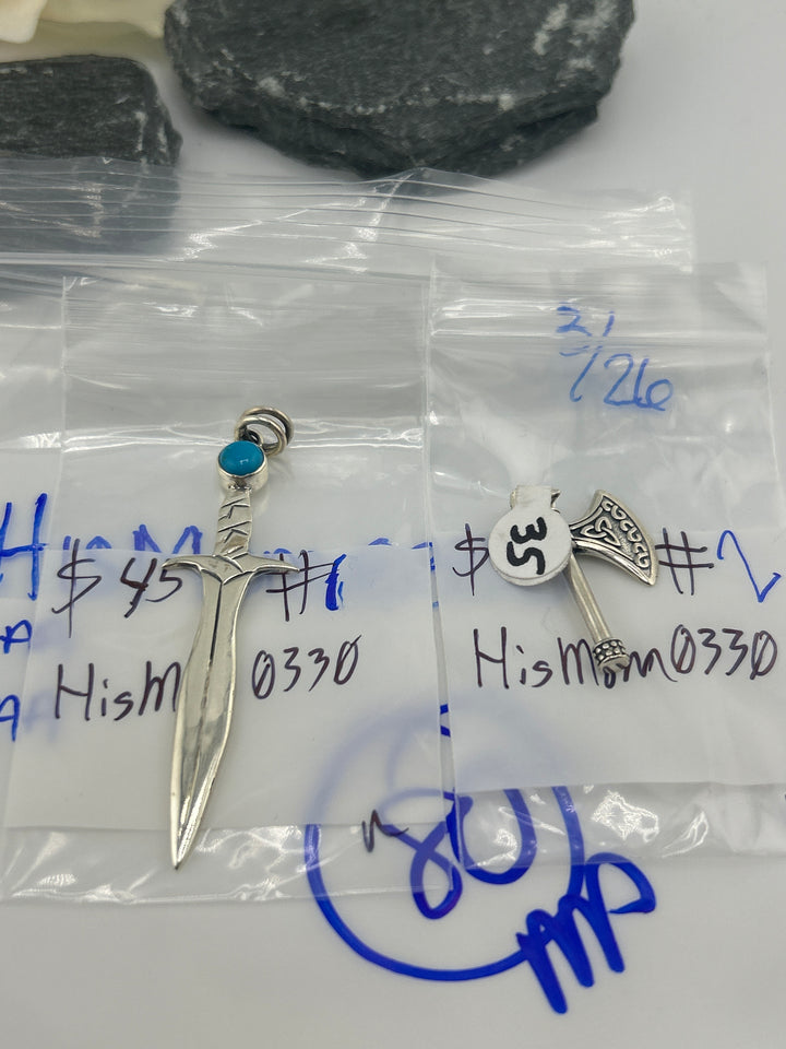 RESERVED FOR: HisMom0330 - 3/26/2025 tiktok Live Show - 2 Sterling Silver Items