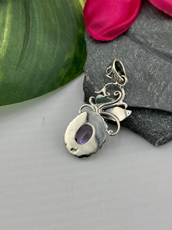 Amethyst Bali Pendant