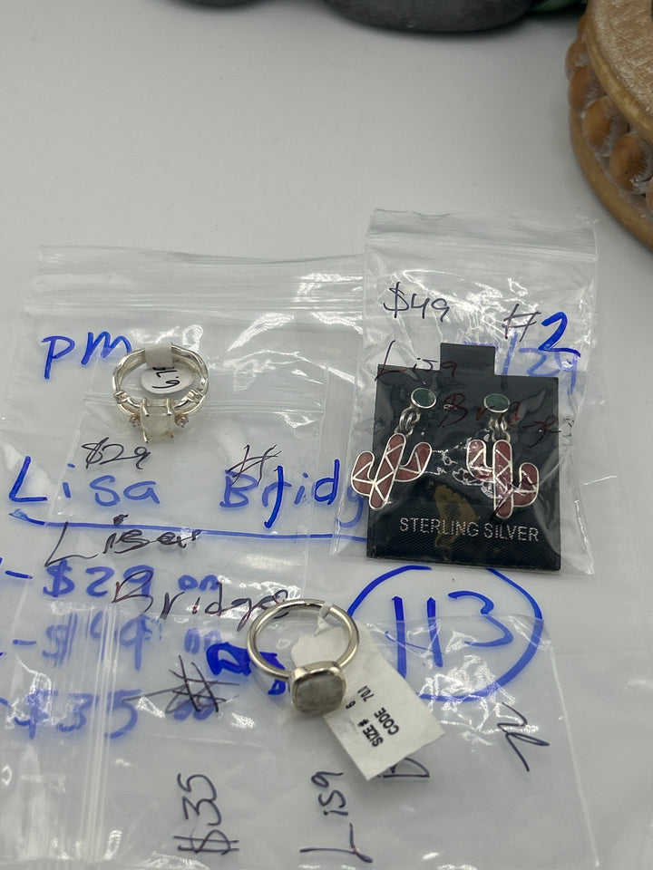 PM SHOW 48HR - RESERVED FOR: Lisa Bridges  - 7/24/2025 FL tiktok Live Show - 3 Sterling Silver Items