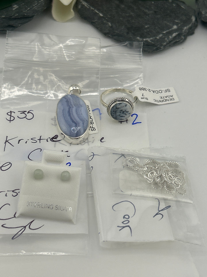 RESERVED FOR: Kristie Cook - 4/27/2025 tiktok Live Show -4  Sterling Silver Items