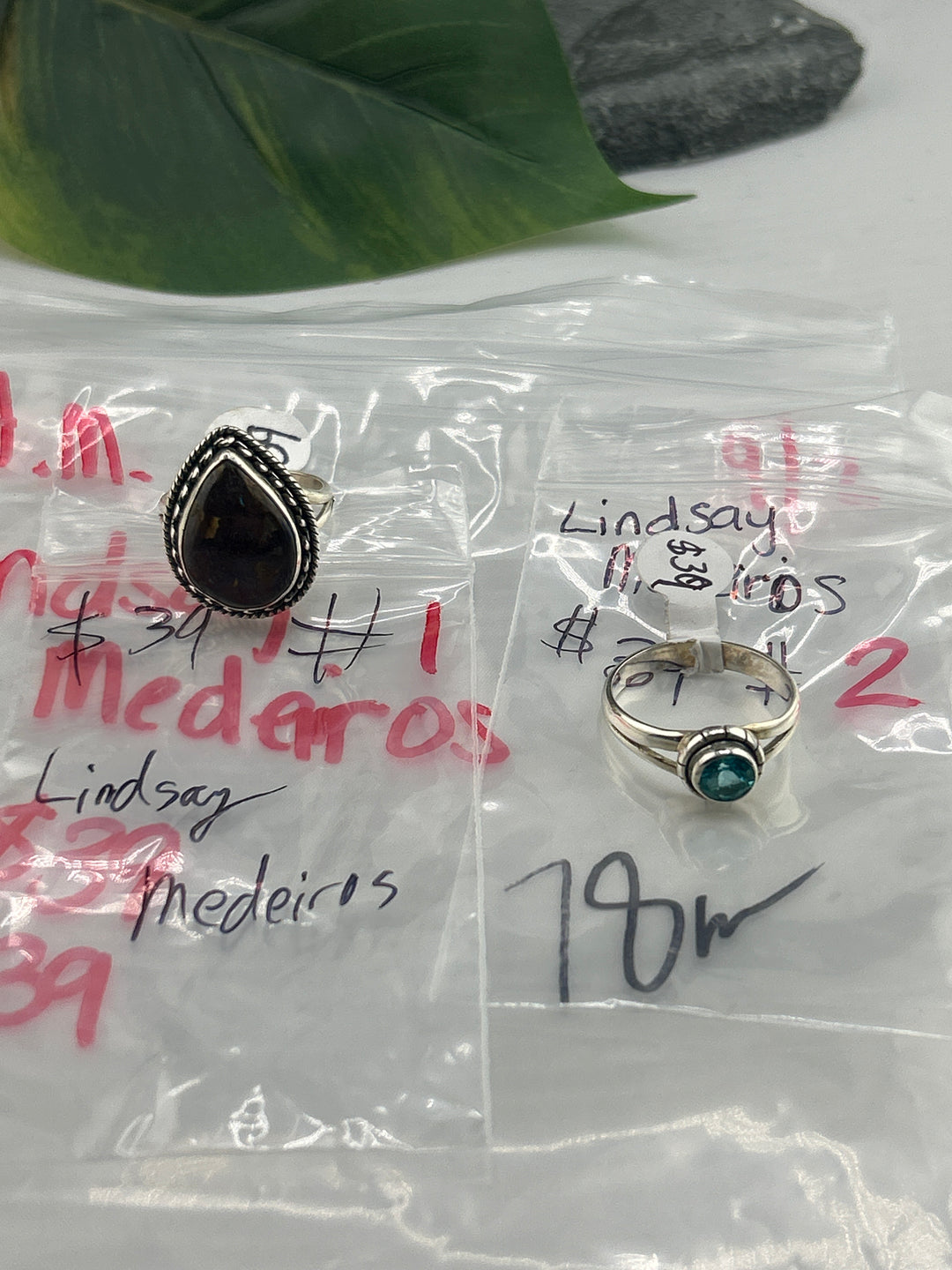 AM SHOW 48HR - RESERVED FOR: Lindsay Medeiros - 9/2/2025 FL tiktok Live Show - 2 Sterling Silver Items