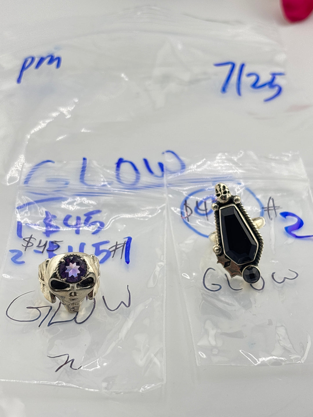PM SHOW 48HR - RESERVED FOR:  GLOW - 7/25/2025 FL tiktok Live Show - 2 Sterling Silver Items