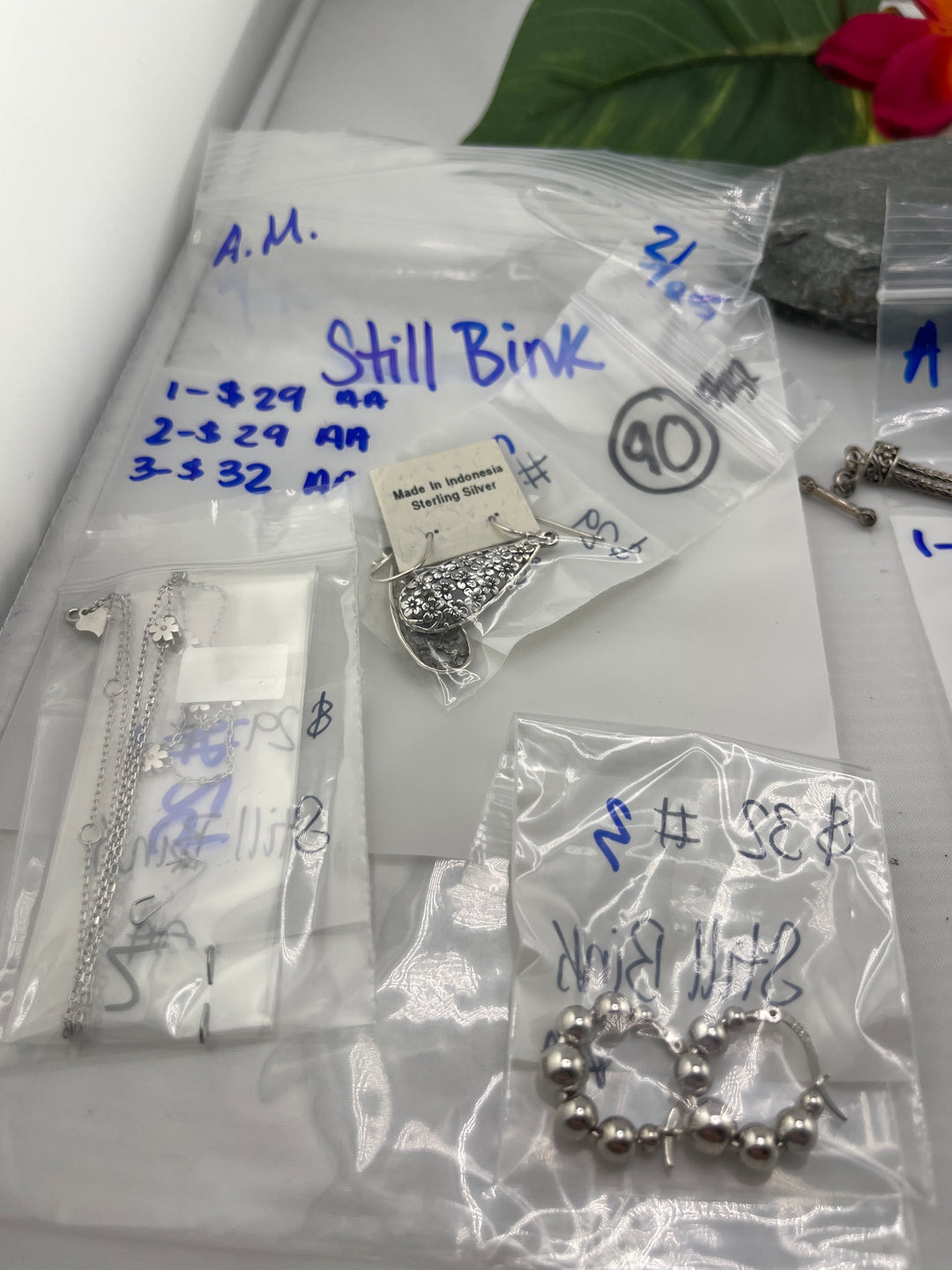 RESERVED FOR: Still Bink - 3/25/2025 A.M. Live Show - 3 Sterling Silver Items