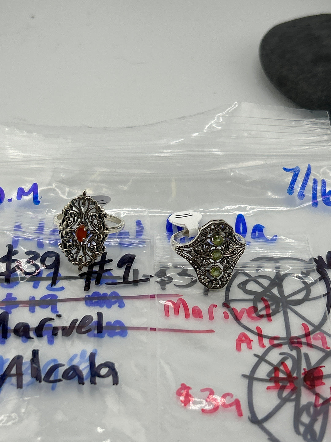 PM SHOW 48HR - RESERVED FOR: Marivel Alcala - 7/16/2025 FL tiktok Live Show - 2  Sterling Silver Items