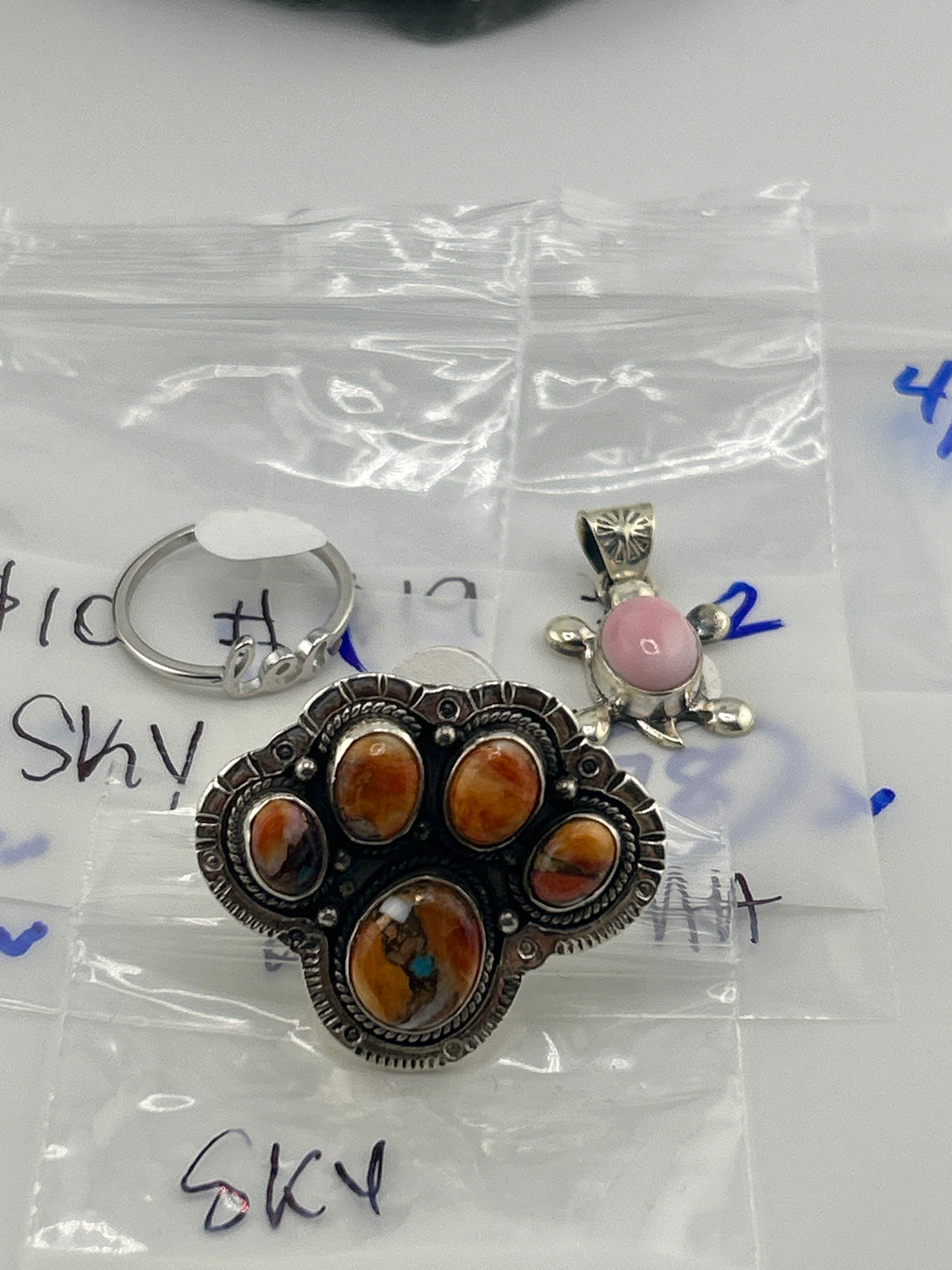 RESERVED FOR:  SKY- 4/14/2025 tiktok Live Show -3  Sterling Silver Items
