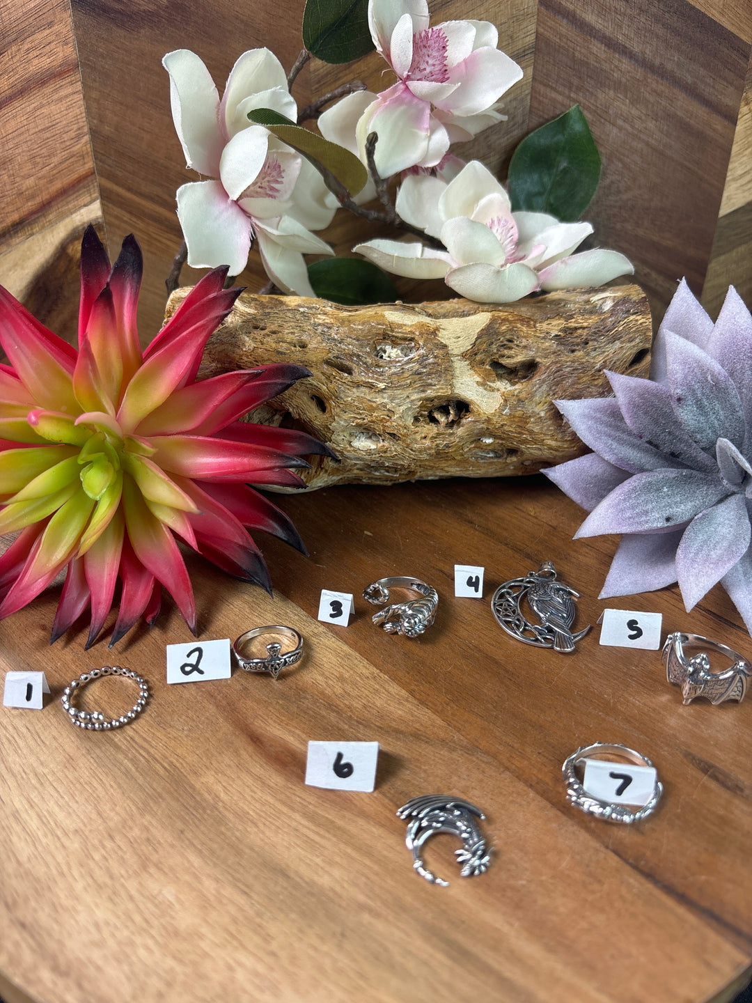 RESERVED FOR: tigernic 7/25/24- 7 Sterling Silver Items