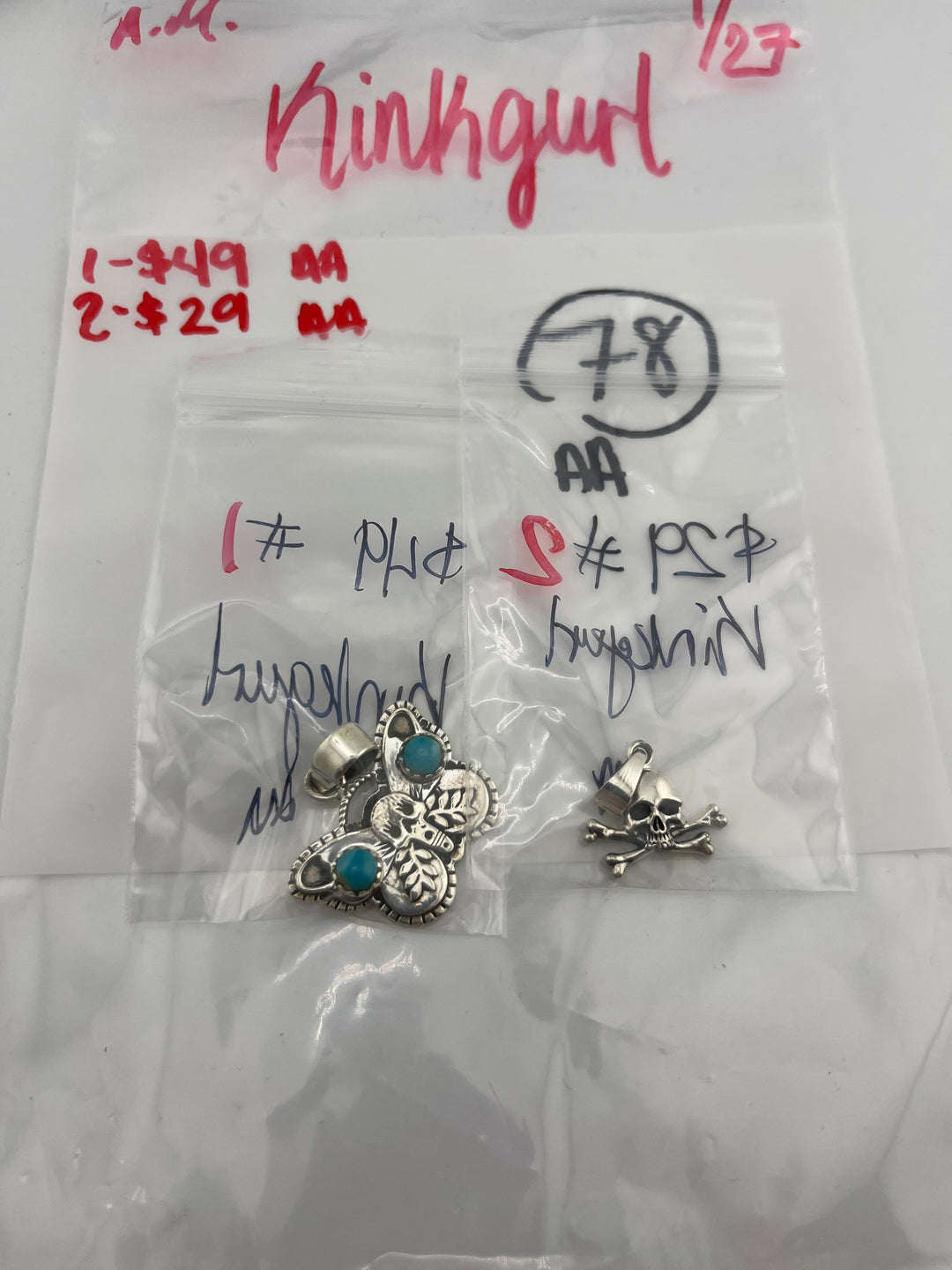 Kinkgurl - 1/27/26 - 2 925 Sterling Silver Items