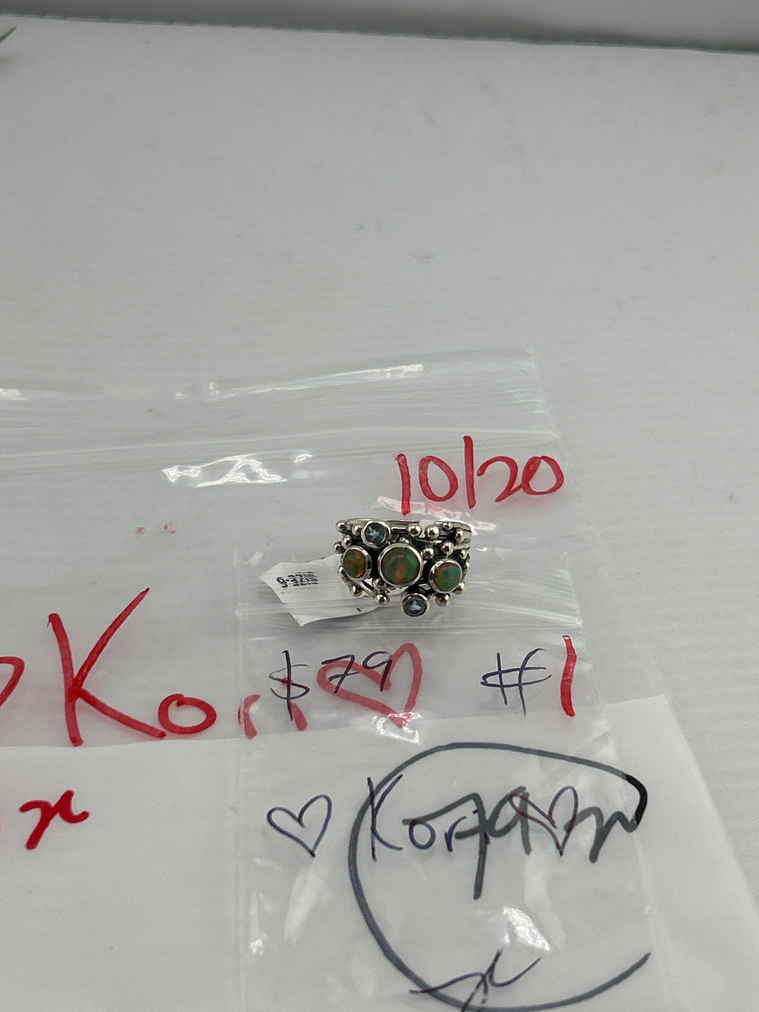 AM SHOW 48HR RESERVED FOR:  🩵Kori🩵 - 10/20/2025 FL tiktok Live Show - 1  Sterling Silver Items