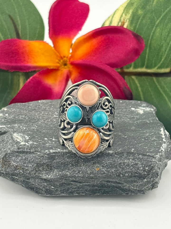 Cluster Shield Ring Size 9