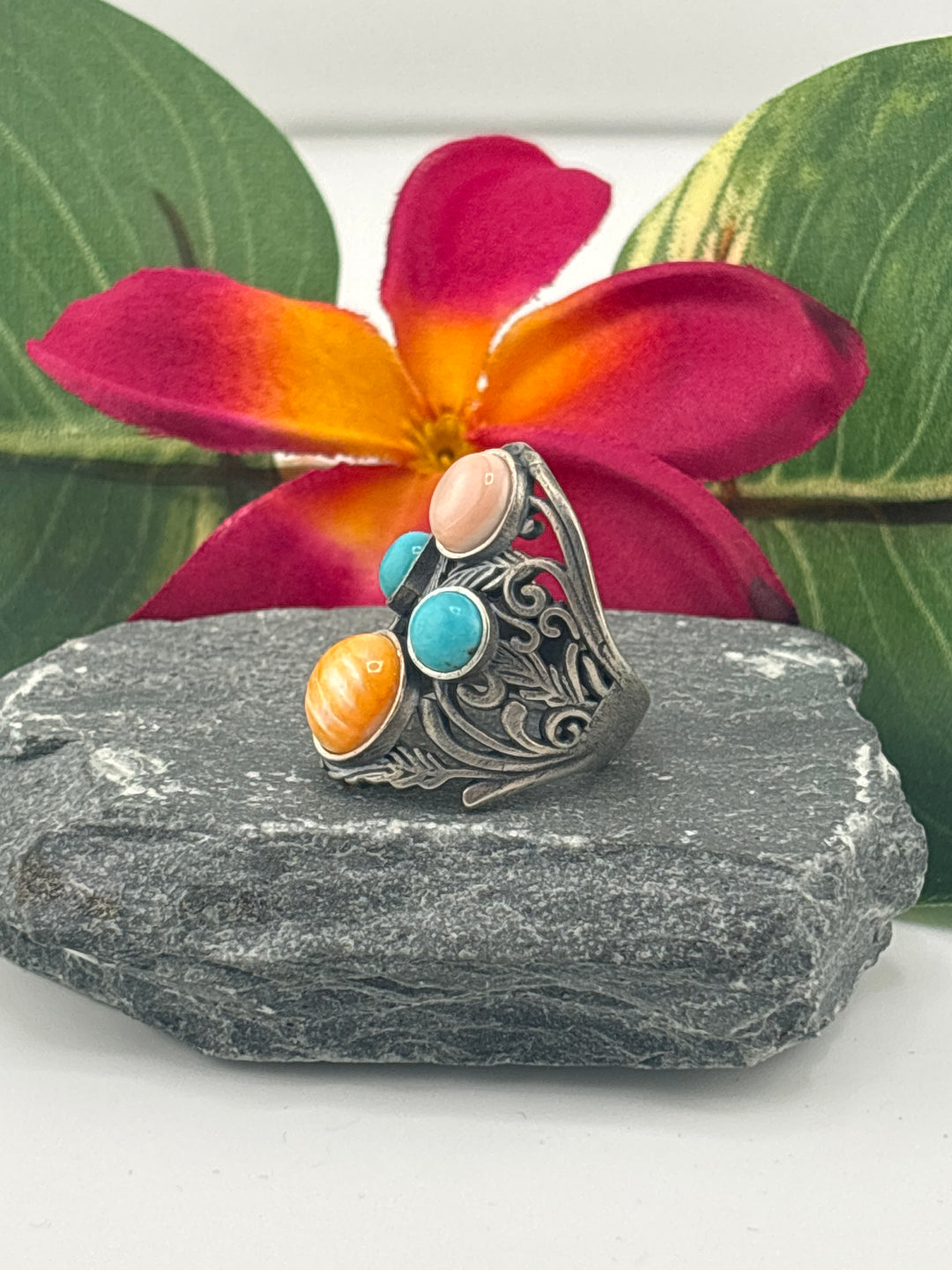 Cluster Shield Ring Size 6.75