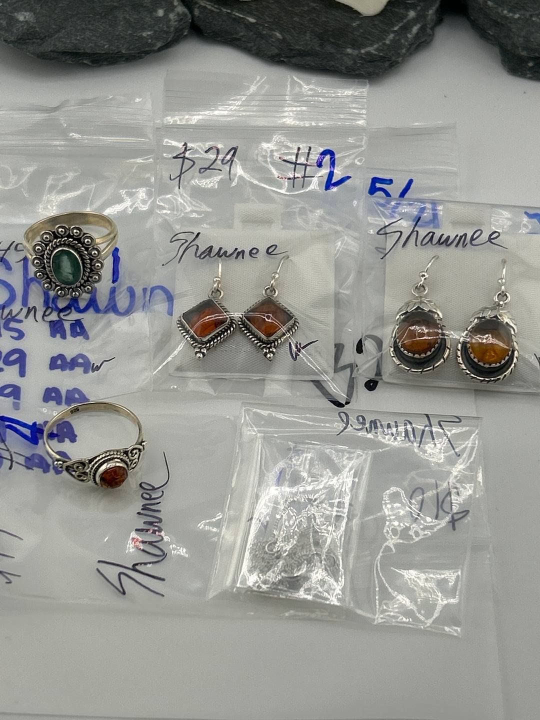 RESERVED FOR: Shawnee- 5/21/2025 tiktok Live Show - 5 Sterling Silver Items