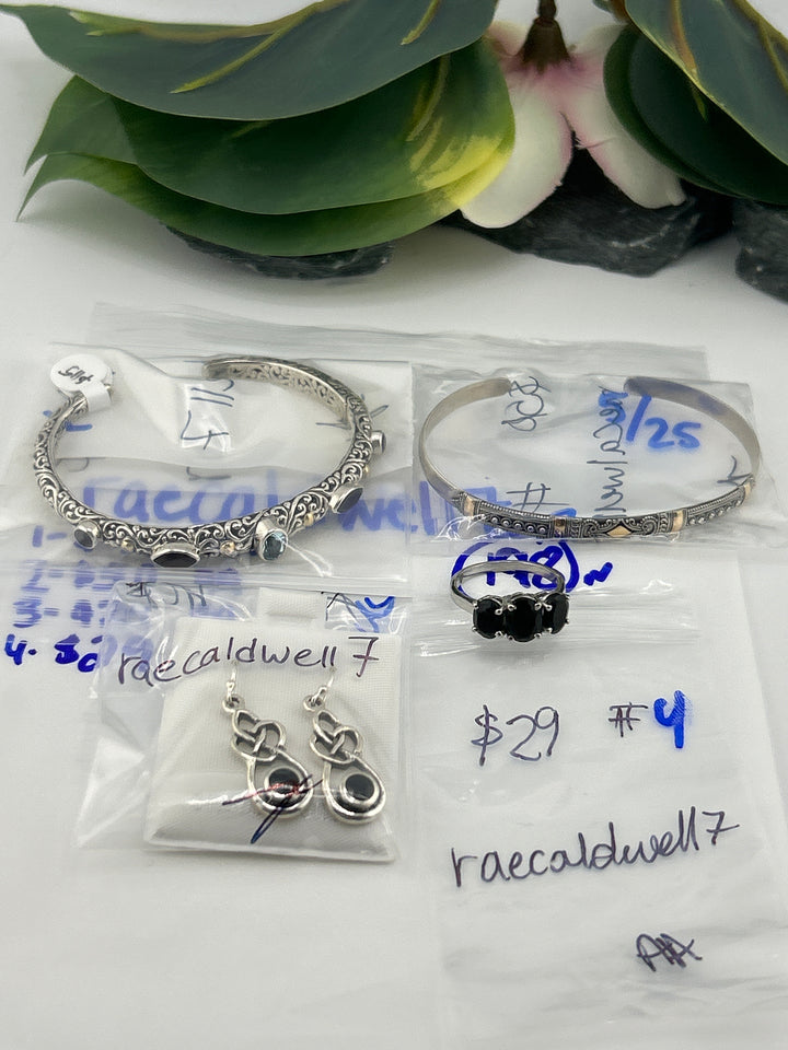 RESERVED FOR: raecaldwell7 - 5/25/2025 tiktok Live Show -4  Sterling Silver Items