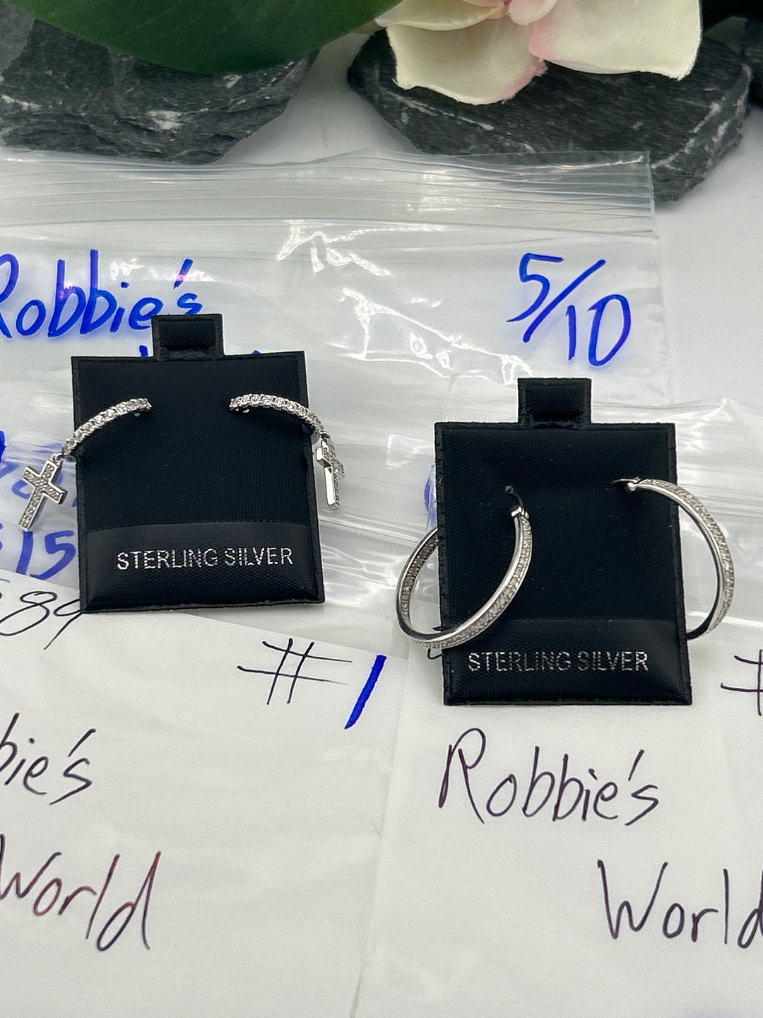 RESERVED FOR: Robbie's World - 5/10/2025 tiktok Live Show -2  Sterling Silver Items