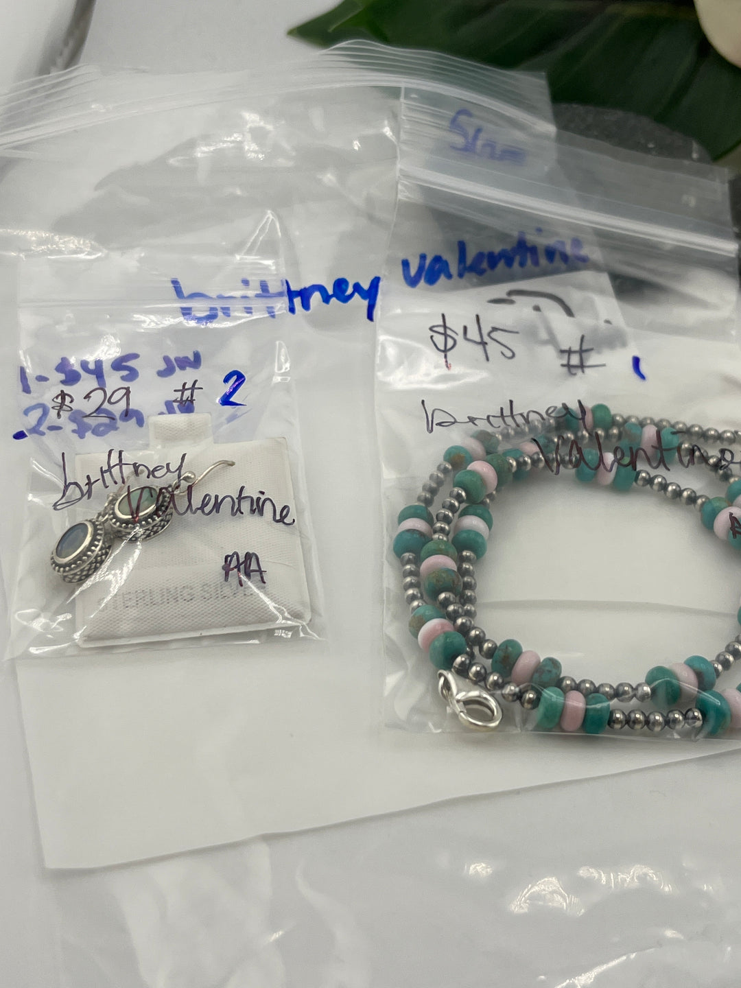 RESERVED FOR:  brittney valentine- 5/25/2025 tiktok Live Show - 2 Sterling Silver Items