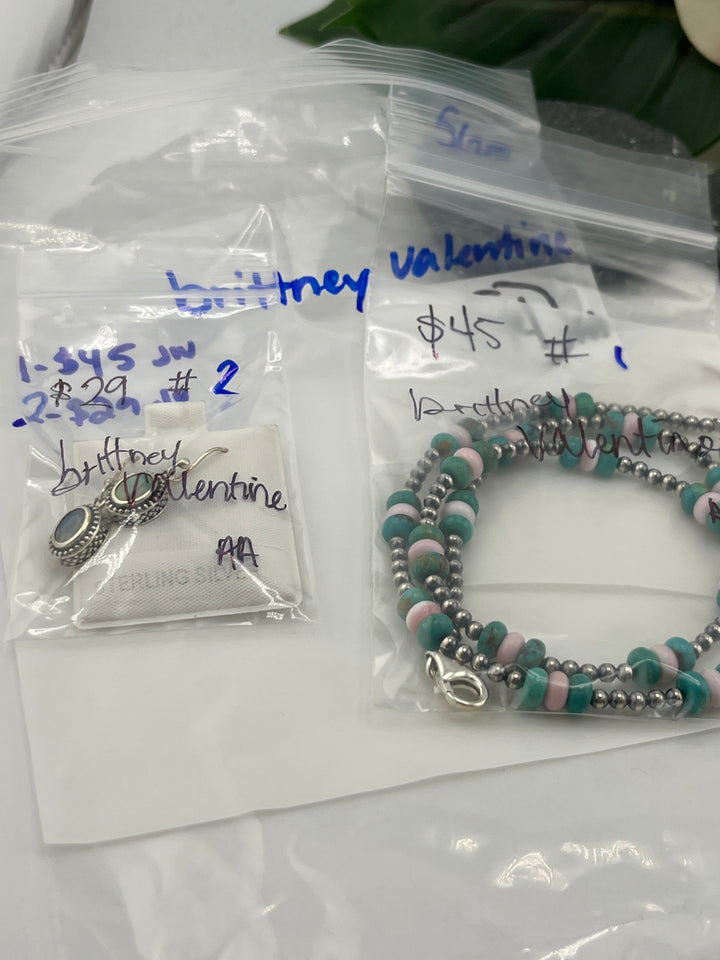 RESERVED FOR:  brittney valentine- 5/25/2025 tiktok Live Show - 2 Sterling Silver Items