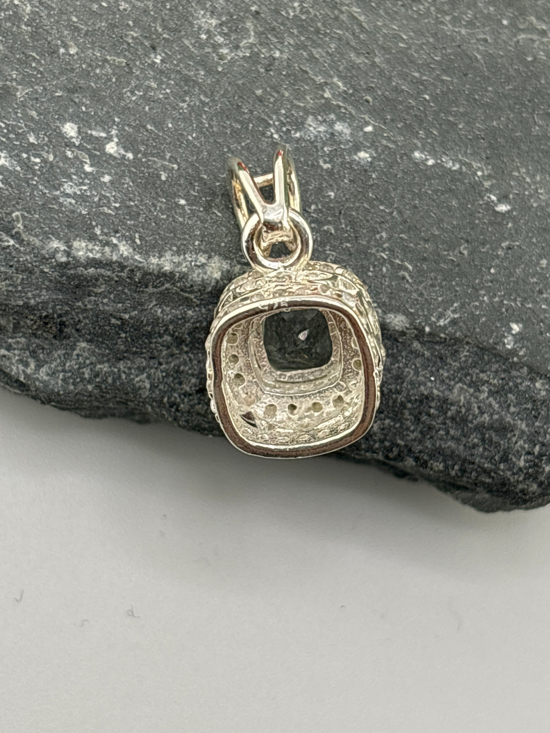 Topaz w/CZ Pendant